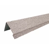 Наличник оконный металлический LUX Hauberk Серо-бежевый 120x100x1250 мм