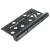 Петля без врезки RFH BL TEC чёрный 100x75x2,5 Rucetti (1шт в упак.)