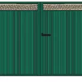 Ворота распашные GL Премиум Плюс зеленый 3,60x2,00