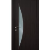 Дверь ламинированная Экодвери Венге стекло листовое ДО-407 2000x600