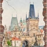 Панели ПВХ Состаренный кирпич 1450 Панда (компл. 6 шт.) 2700x250