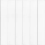 Самоклеющиеся панели ПВХ Вагонка белая 700х700x4,5мм