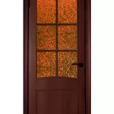 Дверь ламинированная Экодвери Венге стекло листовое ДО-413А/6 2000x600