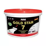 Краска акрилатная супербелая матовая Пуфас Gold Star 7 основа D морозостойкая