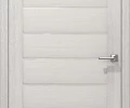Двери Царговые Экодвери Сандал белый ДОЦ10 стекло мателюкс 2000x600 2