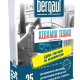 Клей Бергауф для облицовки печей и каминов Keramik Termo 25кг