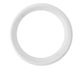 Кольцо пластиковое белый (10шт) 2