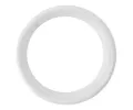 Кольцо пластиковое белый (10шт) 2