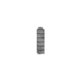 Угол внешний бежево-серый Кирпич клинкерный 3D Fineber 485x119x119