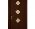 Дверь ламинированная Экодвери Венге стекло листовое ДО-420 2000x600 2