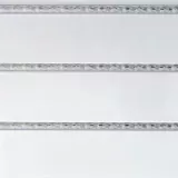 Потолочные панели ПВХ трехсекционные Серебро кантри 240x3000