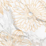 Декор Briere Flower 2 белый Березакерамика 300x600