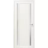 Дверь царговая Восход Гамма М2 Белый дуб стекло 2000x600