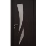 Дверь ламинированная Экодвери Венге стекло листовое ДО-426 2000x600