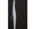 Дверь ламинированная Экодвери Венге стекло листовое ДО-427 2000x600 2