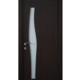 Дверь ламинированная Экодвери Венге стекло листовое ДО-427 2000x600