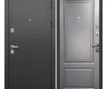 Входная дверь Толстяк 9 см Ясень графит Букле черный Феррони 860x2050