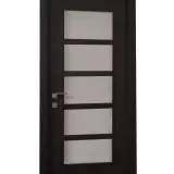 Дверь ламинированная Экодвери Венге стекло листовое ДО-402 2000x600
