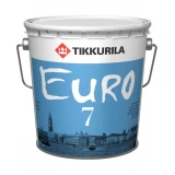Латексная краска Евро-7 Тиккурила базис А, 0,9л ведро