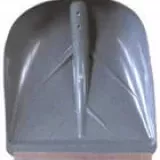 Лопата снегоуборочная «Листок» пласт.с алюм.планкой, б/черенка, 480x380 мм