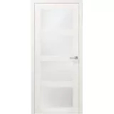 Дверь царговая Восход Кватро Белый дуб стекло 2000x600