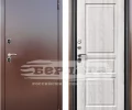 Входные двери Берлога Сибирь 3К Термо 2 Гаральд Ясень белый 2050x870 2