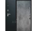 Входная дверь Марвин 96 мм Бетон темный Черный муар Аргус 870x2060