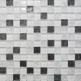 Декор керамической плитки Bella Mosaic Glass White DW7MGW00 300х300