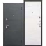 Входные двери Феррони Гарда Серебро 7,5см Белый ясень 860x2050
