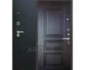 Входная дверь Скиф 96 мм Горький шоколад Черный муар Аргус 870x2060