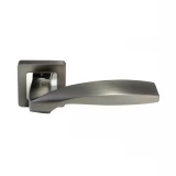 Ручка дверная MH-45 GR/CP-S55 графит/хром Morelli