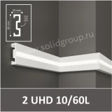 Профиль UHD 10/60L c LED рассеивателем Solid 60x20x2000