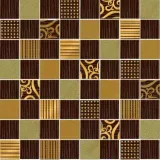 Плитка керамическая Фиоренте 2 мозаика коричневая 2020-07 Vinchi 200x200