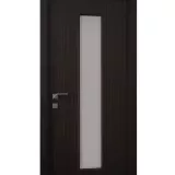 Дверь ламинированная Экодвери Венге стекло листовое ДО-409 2000x600