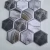 Самоклеющиеся панели 3D ПВХ Соты Марбр 300х300x2мм (20шт)