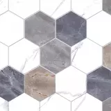 Плитка керамическая Дамон декор гексагон Тянь Шань 300x600