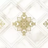 Декор керамической плитки Calacatta Gold 0203 белый Global Tile 400x250