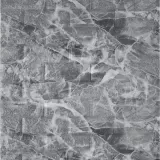 Самоклеющиеся панели ПВХ Кирпич мрамор черно-белый 700х770x5мм