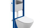 Унитаз City Smart CO DPL EO slim (инст. Link Pro, кнопка Twins хром гл.) Церсанит 68306