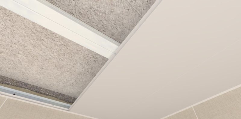 как сделать потолок из панелей